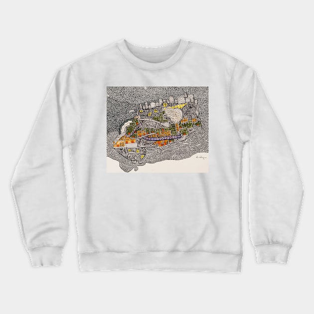 Sailing boat Crewneck Sweatshirt by Al1cee